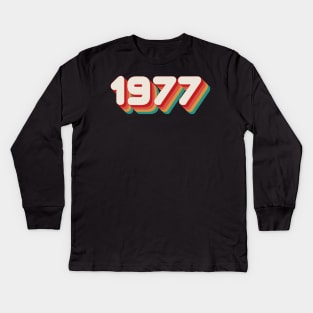 1977 Kids Long Sleeve T-Shirt